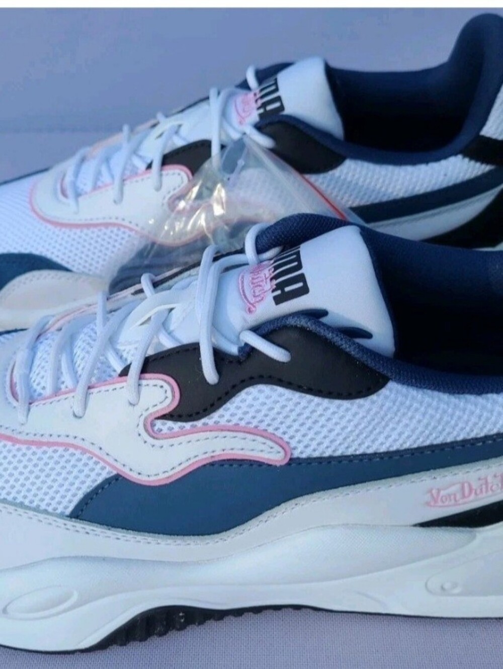 Size 10 - Puma Von Dutch x RS-2K Dark Denim Pink Nwot